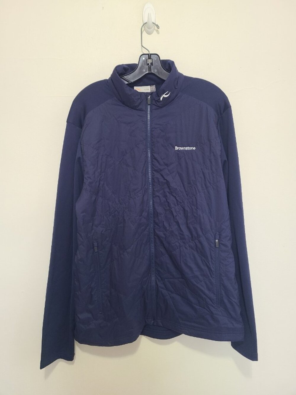 KJUS Retention Jacket Mens 54 XL Blue Full Zip Golf Performance Stretch